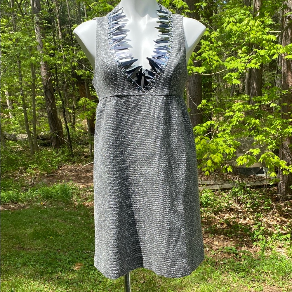 Anna Sui for Target V-Neck halter look spangle embellished sparkly dress XS NWT